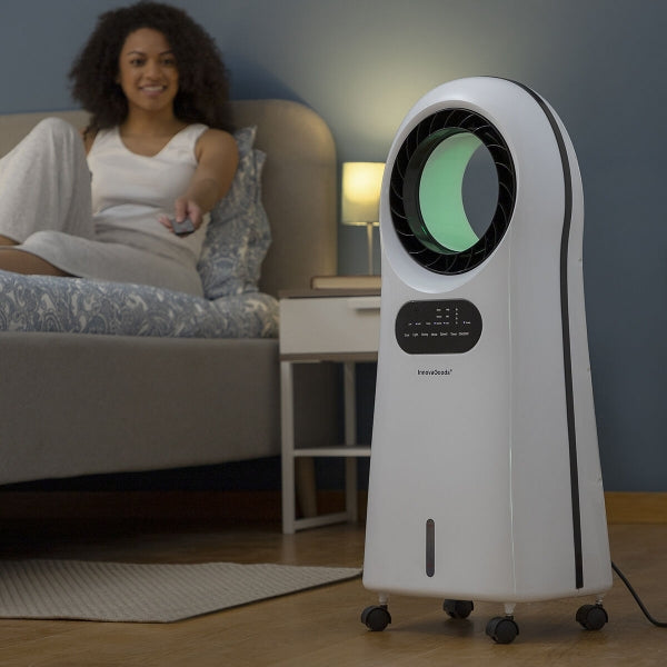 Climatizador Evaporativo Ionizador sin Aspas con LED Evareer InnovaGoods