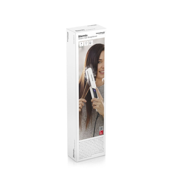 Plancha de pelo cerámica con vapor STEMIO INNOVAGOODS - Alisado perfecto y cuidado capilar