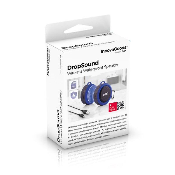 Altavoz inalámbrico Portátil Waterproof Dropsound Innovagoods