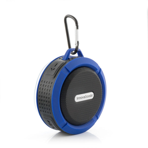 Pequeño altavoz Bluetooth Samuriiron altavoz inalámbrico portátil  impermeable ducha altavoz, micrófono incorporado